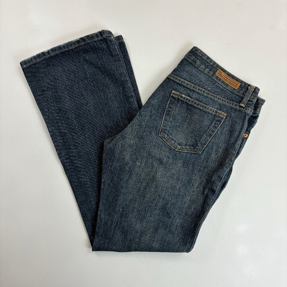 RALPH LAUREN Polo Kelly Jeans 12x32 Boot Cut Denim Med Dark Wash